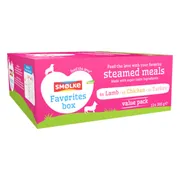 Smolke Vers Gestoomd Multipack Hondenvoer Nat Favørites Box 12 x 395 gr