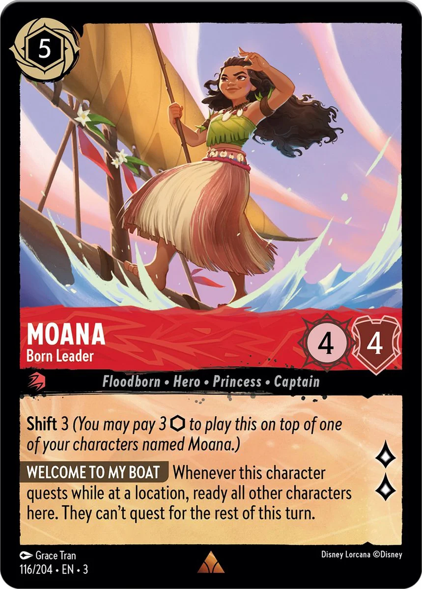 Disney Lorcana Into the Inklands Starter Deck Moana & Scrooge McDuck
