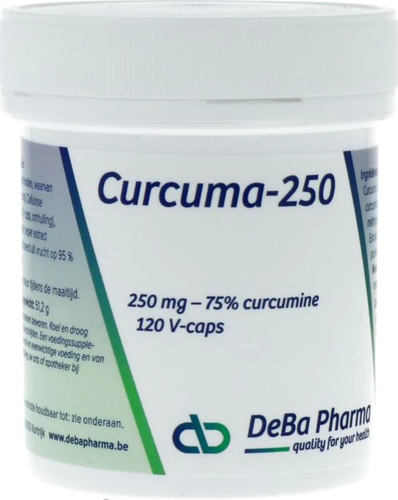 Deba Pharma Curcuma 250mg Capsules 120VCP