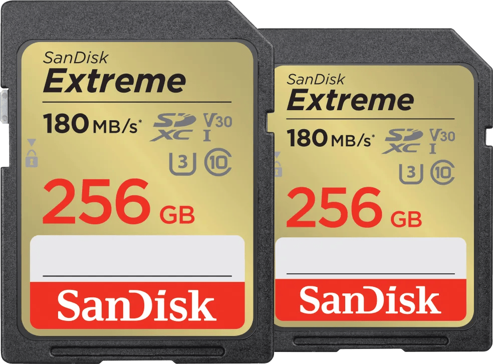 SanDisk SDXC Extreme 256GB 130MB/s DuoPack