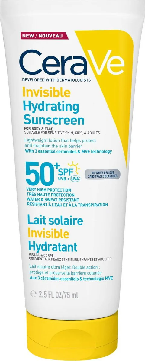 CeraVe Invisible Hydrating Sunscreen SPF50 76ML