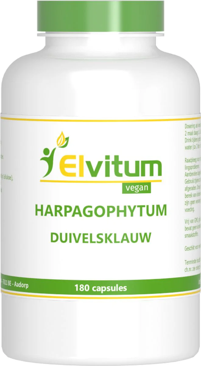 Elvitum Duivelsklauw Capsules 180CP