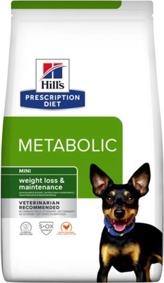 Hill's Prescription Diet Metabolic Mini Weight Management Hondenvoer Droog Kip 3 kg