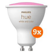 Philips Hue White and Color GU10 9-pack