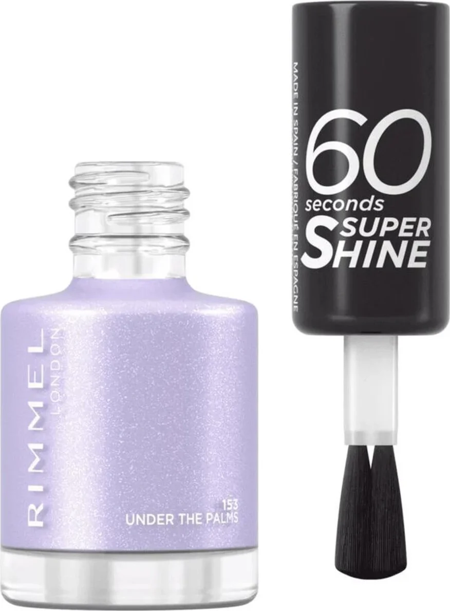 Rimmel London 60 Seconds SuperShine Nagellak 153 Under The Palms 8 ml