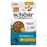 Schesir Monoproteïne Promo Kattenvoer Droog Hairball Kip 400 gr