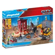 PLAYMOBIL City Action Mini graafmachine met bouwonderdeel - 70443