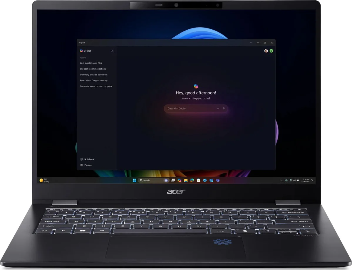 Acer TravelMate P6 14 AI TMP614-54-TCO-70QD QWERTY