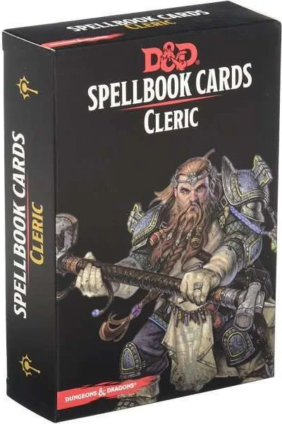 D&D 5.0 Spellbook Cards - Cleric