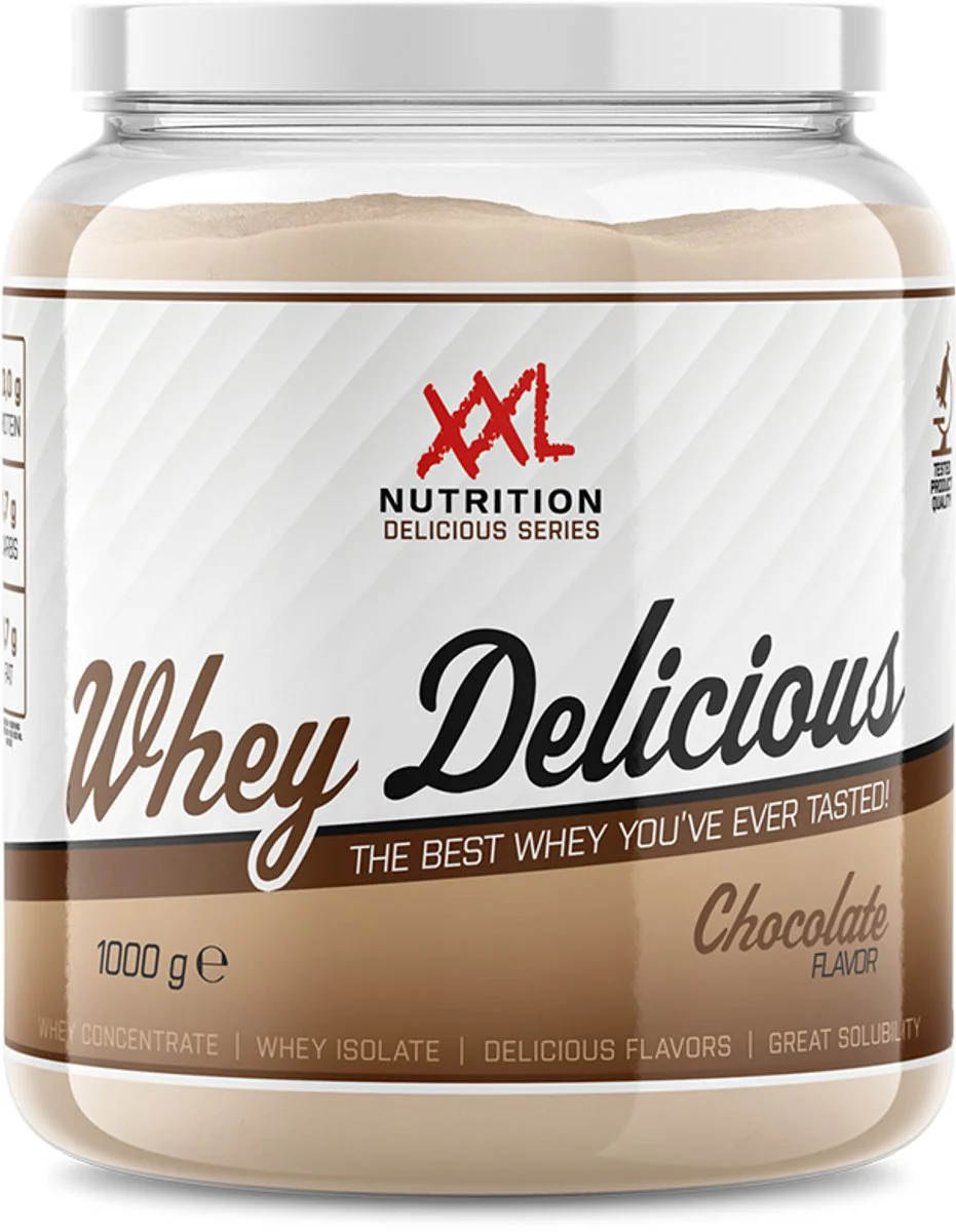 XXL Nutrition Whey Delicious Chocolade 1000 gr
