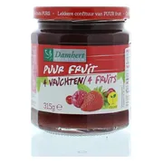 Damhert Puur Fruit Confituur 4 Vruchten 315GR