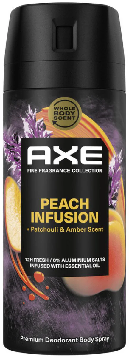 Axe Deodorant Bodyspray Peach Infusion 150ML