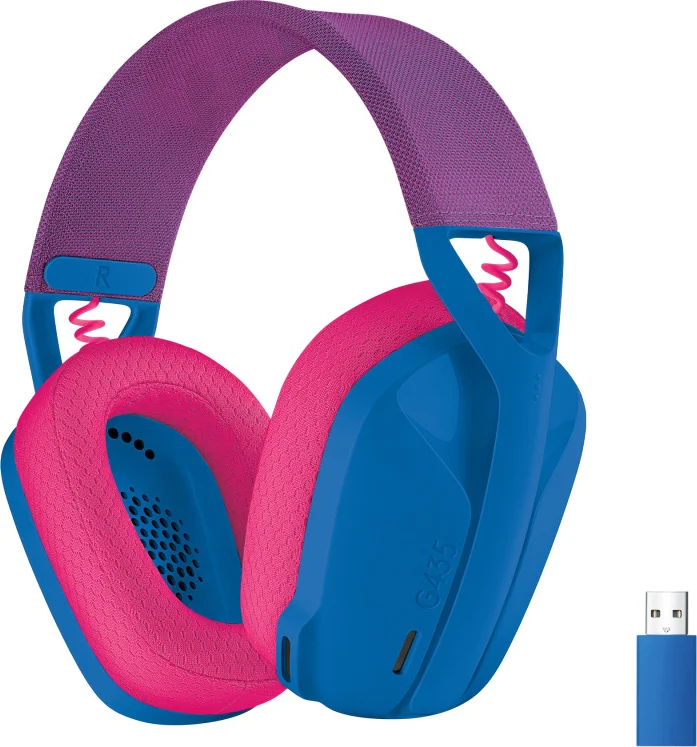 Logitech G435 LIGHTSPEED - Draadloze Gaming Headset - Bluetooth - Blauw