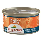 24x Almo Nature Daily Menu Kattenvoer Nat Mousse Forel 85 gr