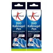 2x Lucovitaal Kalknagel Pen DUO Behandel & Camoufleer 2x4 ml