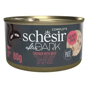 12x Schesir After Dark Paté Kip & Rund 80 gr