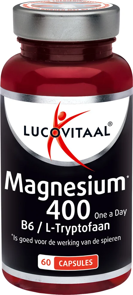 3x Lucovitaal Magnesium 400 L-Tryptofaan 60 capsules