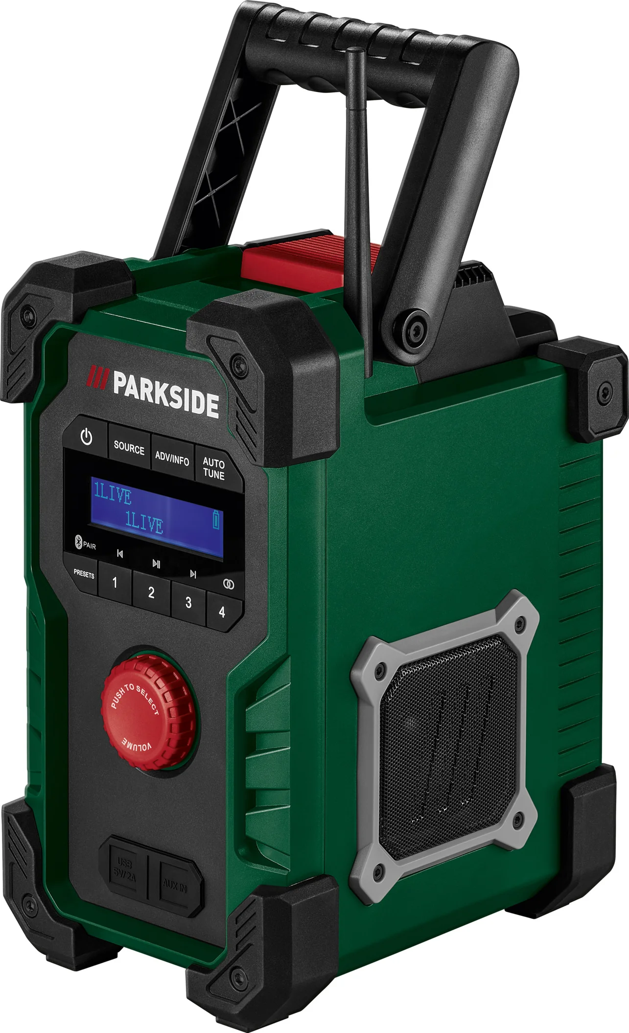 PARKSIDE Accu-bouwradio 12 V of 20 V zonder accu en lader