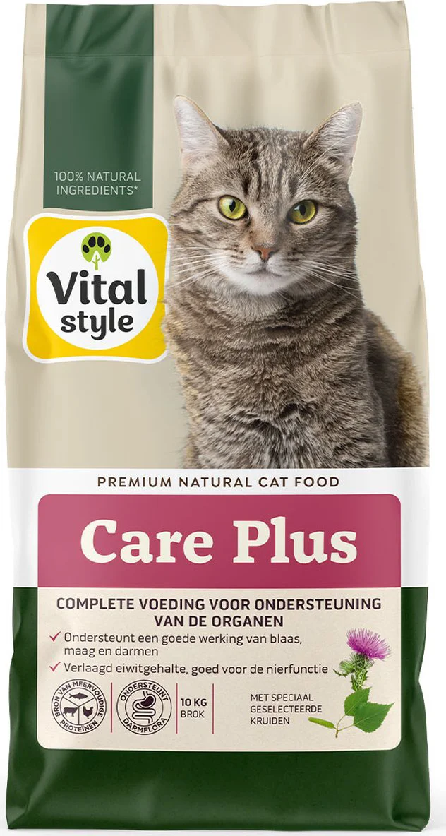 Vitalstyle Kattenvoer Care Plus 10 kg