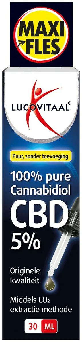 Lucovitaal CBD Cannabidiol Olie 5% 30 ml