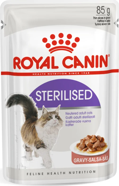 48x Royal Canin Sterilised Gravy Kattenvoer Nat 85 gr