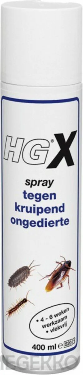 6x HG X Tegen Kruipend Ongedierte 400 ml