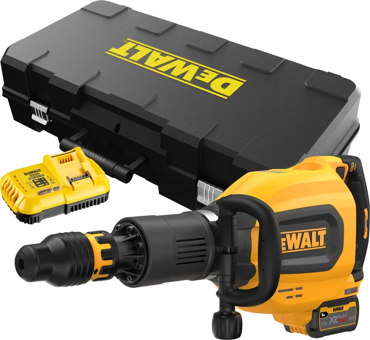 DeWALT DCH911X3 Accu Breekhamer SDS-Max 27J 54V XR FlexVolt 9.0Ah in koffer