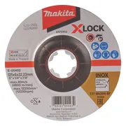 Makita E-00402 Afbraamschijf RVS X-LOCK | 125 x 22,23 x 6 mm