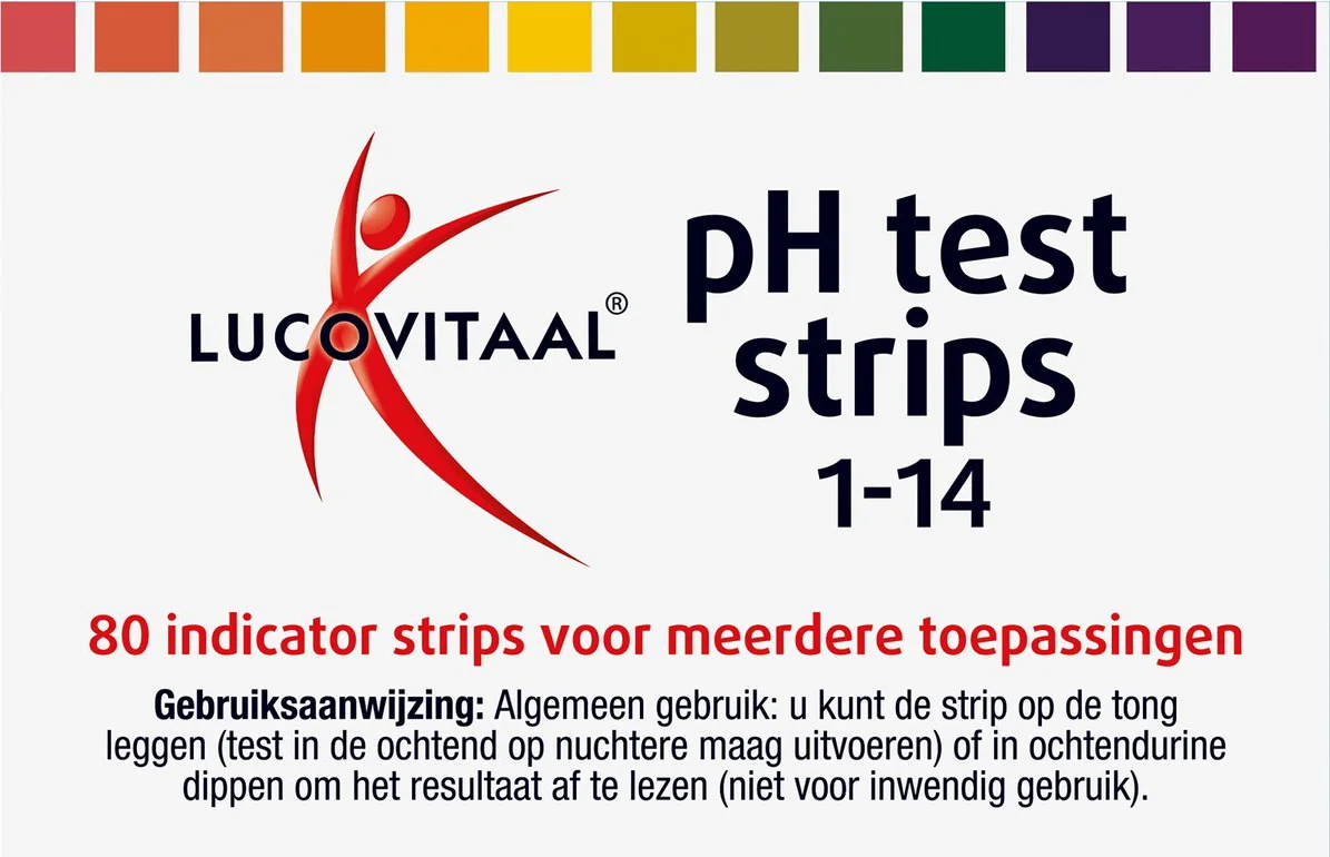 Lucovitaal Zuur Base Ph Strips 80 stuks