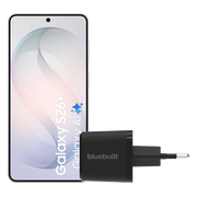 Samsung Galaxy S26 Plus 256GB Wit 5G + BlueBuilt Oplader 45 Watt Zwart