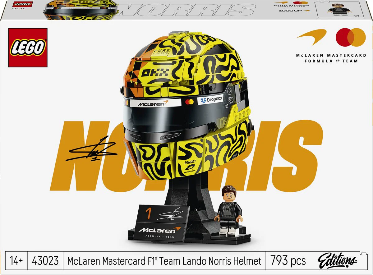 LEGO Editions McLaren Mastercard F1 Team helm van Lando Norris 43023