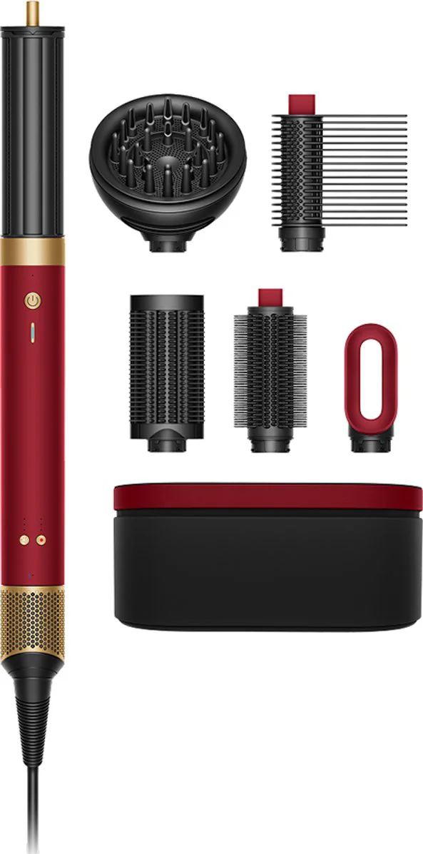 Dyson Airwrap Co-anda 2x Curly + Coily Red Velvet