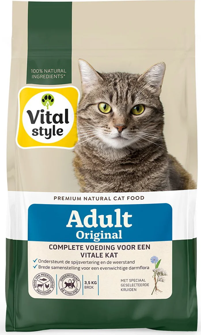 Vitalstyle Adult Original Kattenvoer 3,5 kg