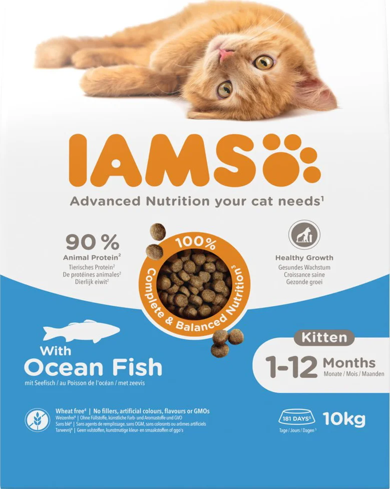 IAMS Cat Kitten Ocean Fish 10 kg