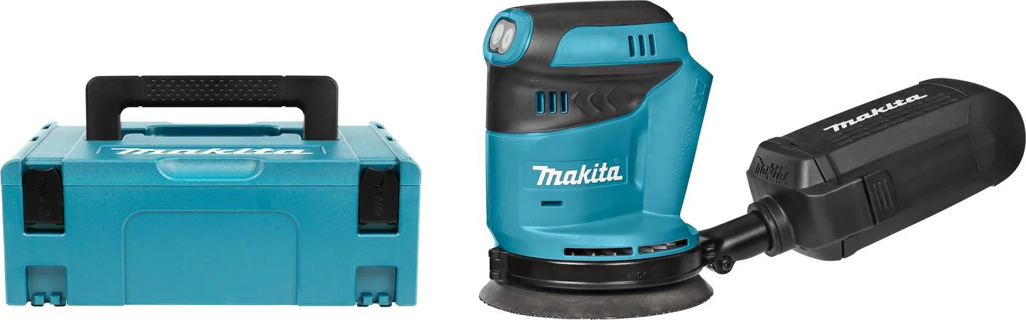 Makita DBO180ZJ Accu Excenter Schuurmachine 18V Basic Body in Mbox