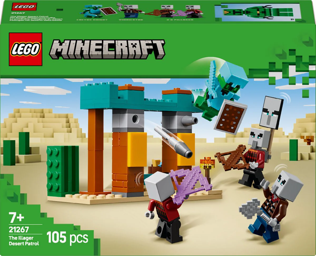 LEGO Minecraft De Illagers in de woestijn 21267