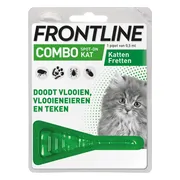 Frontline Combo Anti Vlooien en Teken Druppels Kat vanaf 1 kg