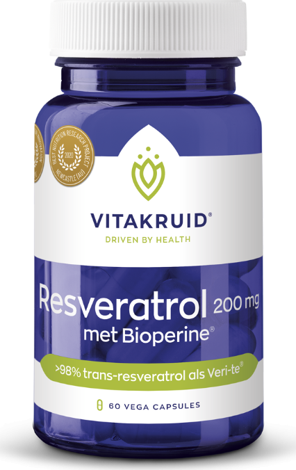 Vitakruid Resveratrol 200 mg 60 vegacapsules
