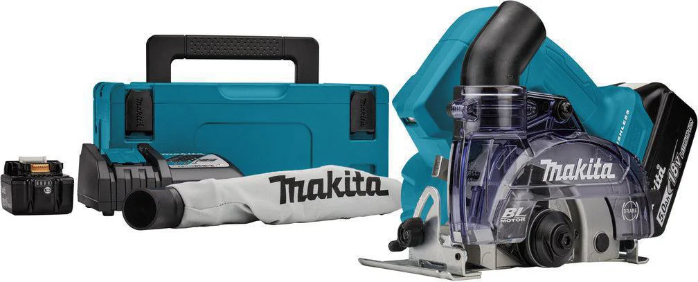 Makita DCC500RTJ Accu Diamantsnijder 125mm Droog 18V 5.0Ah in Mbox