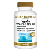 2x Golden Naturals Visolie 33% EPA & 22% DHA 180 softgels