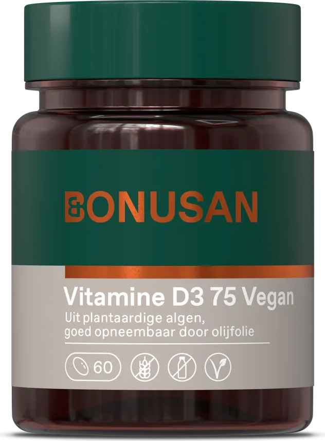 Bonusan Vitamine D3 75mcg Vegan Softgels 60SG