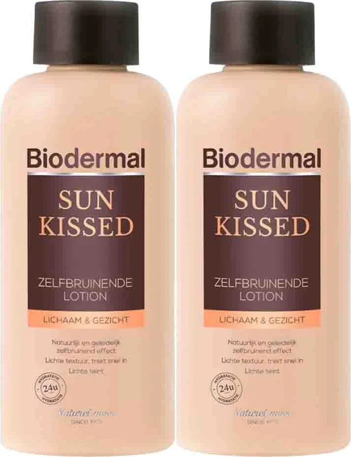 2x Biodermal Bodylotion Sun Kissed 200 ml