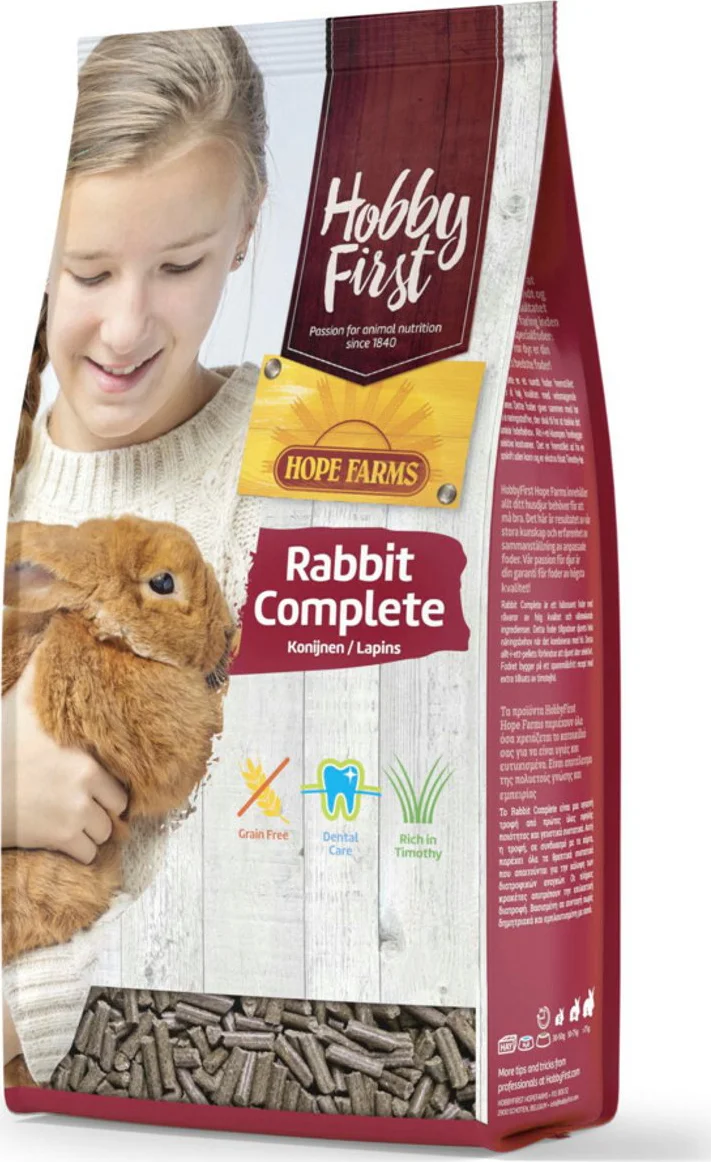 6x HobbyFirst Hope Farms Konijn Complete 1,5 kg