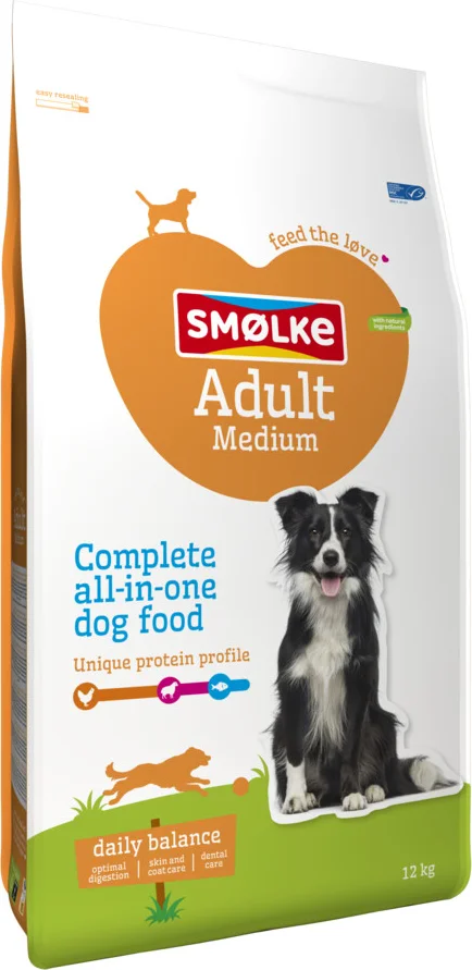 Smolke Hondenvoer Adult Medium 12 kg