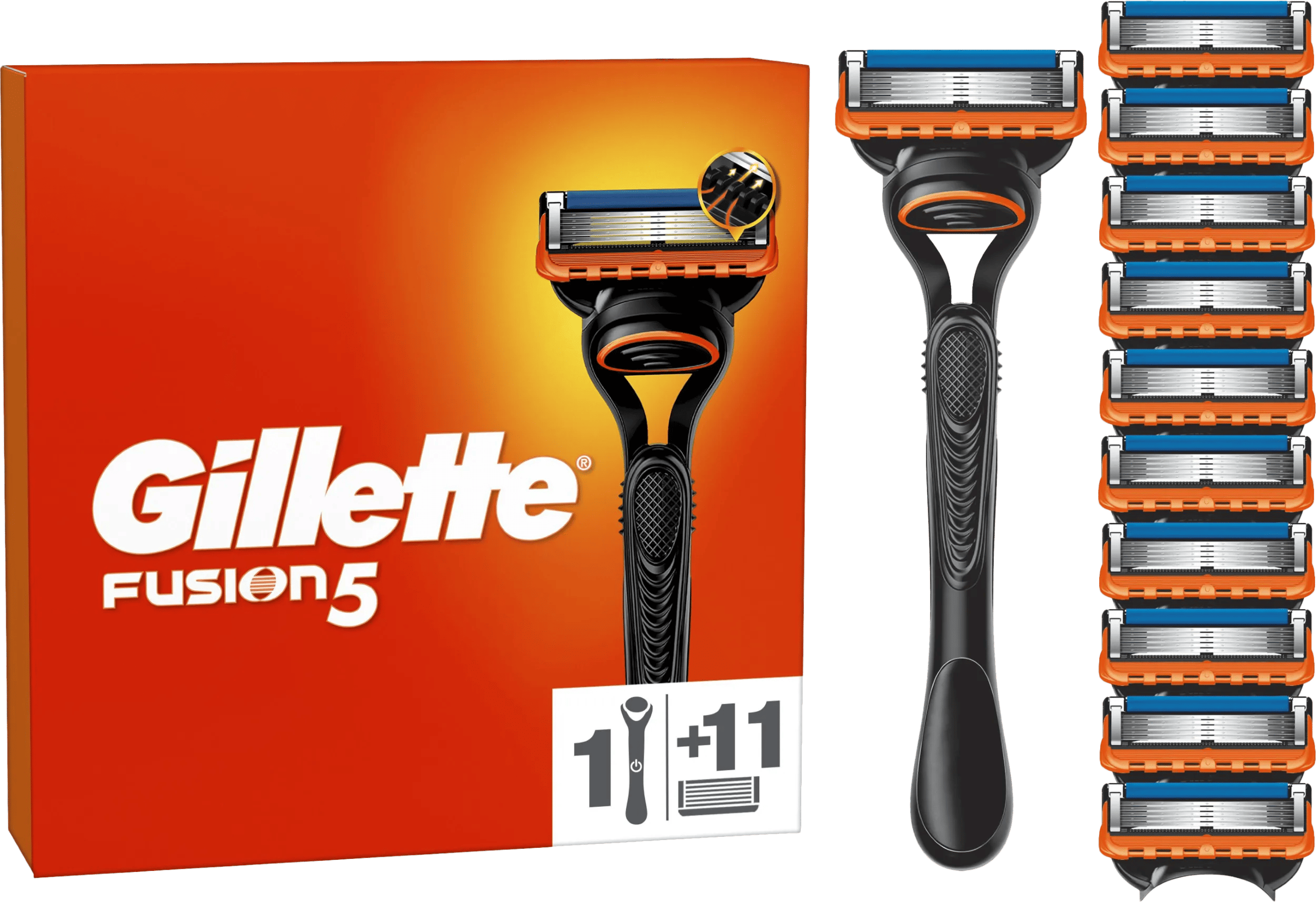 Gillette Fusion5 + 11 Navulmesjes