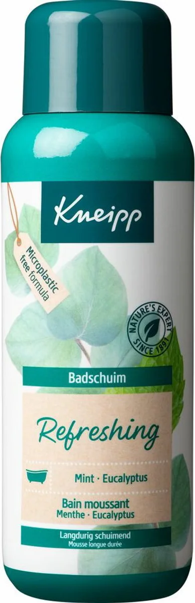 3x Kneipp Badschuim Refreshing Mint Eucalyptus 400 ml