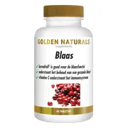 2x Golden Naturals Blaas Vegan 60 tabletten