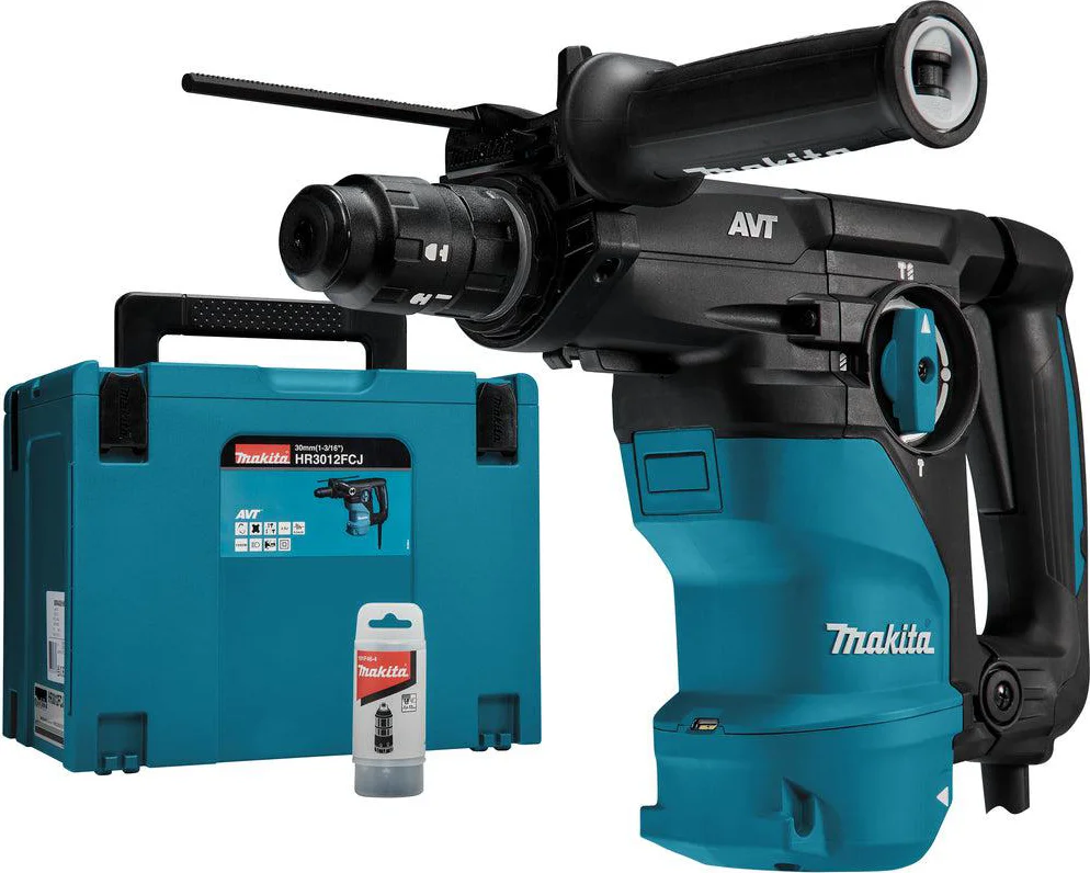 Makita HR3012FCJ Combihamer SDS-Plus 3,9J + snelwisselboorkop 1050W in Mbox