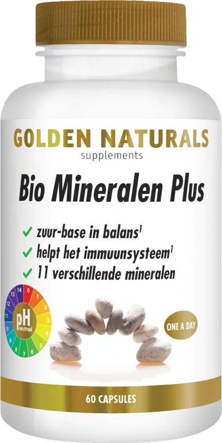 2x Golden Naturals Bio Mineralen Plus 60 vegacapsules