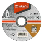 Makita B-46931 Doorslijpschijf 125x22,23x1,6mm RVS